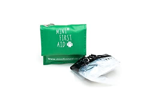 Mini First Aid CPR Mask Keyring - Resuscitation Face Shield Keyring, Handy Pocket Mask Key Chain with Valve, for Emergency Use to Protect Against Cross Infection - Compact, Lightweight - 7x5cm — view 2