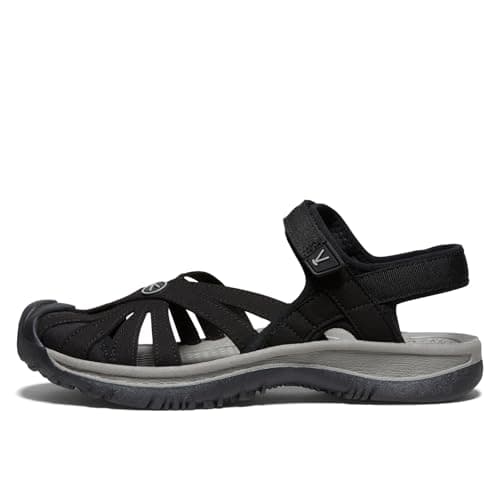 KEEN Women's Rose Sandal, Black Neutral Gray, 3.5 UK — view 3