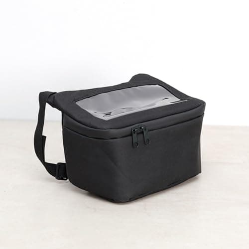 Motorcycle Handlebar Bag Waterproof, Touch Screen Phone Pouch for Scooter Dashboard, 121g Ultra Light Motorbike Front Storage Bag with Detachable Liner, 21x12x13cm — view 5