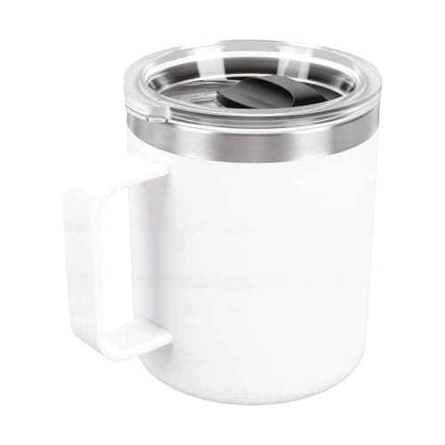 Duokon Stainless Steel Mug Cup with Sliding Lid, 12oz Thermal Insulated — view 2
