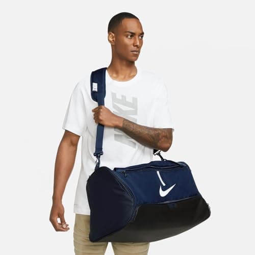 NIKE Unisex's Academy Team-Sp21 Sports Bag, Midnight Navy/Black/White, One Size — view 4