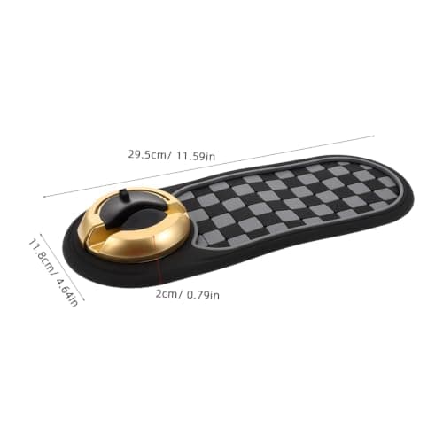 LIGHTAOTAO Multi-function Non Slip Car Pad with Rotating Adjustable Phone Holder Dashboard Anti-slip Mat and Parking Sign Plate Portable Car Organizer for Road Trips and Vehicle Accessories — view 2