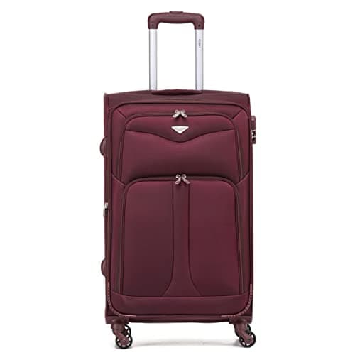 Flight Knight Lightweight 4 Wheel 800D Soft Case Suitcases Anti Crack Cabin & Hold Luggage Options Approved for Over 100 Airlines Including easyJet, BA & Many More!