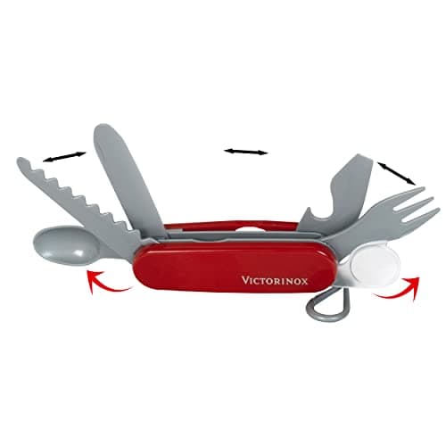 Theo Klein 2805 | Victorinox Swiss Army Knife | Toy Pocketknife for children with 6 tools and cutlery | Dimensions: 11.5 cm x 3 cm x 3 cm | Toys for children aged 3 and over — view 4