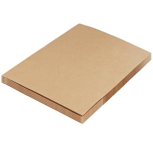 LEXININ 20 Pack A4 Kraft Paper File Folders, Brown Foolscap Folders for Office — view 3