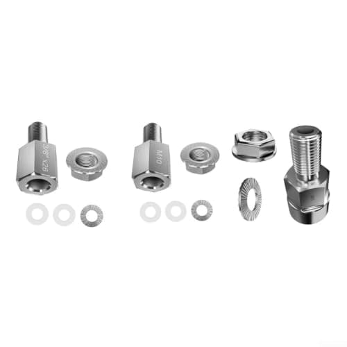 EMTB Axle Adapter M5 Steel Bike Trailer Coupler(Grandma Gray) — view 2