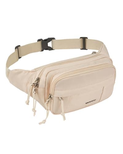 Waterfly Bumbag Large Fanny Pack: Multi-Pockets Bum Bags for Men Women