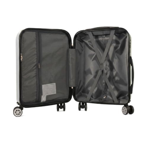 Underseat Travel Case 45 x 36 x 20cm EasyJet Approved Size with Removable Wheels (T-HC-US-1832) (White) — view 4