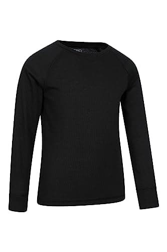 Mountain Warehouse Talus Kids Techtherm Base Layer Top Black (0 2-3y — view 2