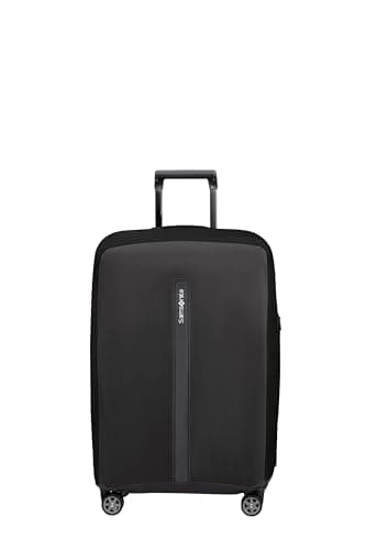 Samsonite TA Revolution - Foldable protective cover for size M suitcases, suitcase cover suitable for 66–69 cm, suitcase protection, with reflective detail, Black — view 2