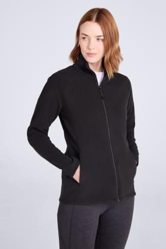 Mountain Warehouse Raso Womens Full Zip Fleece Jacket Black 14 — view 3