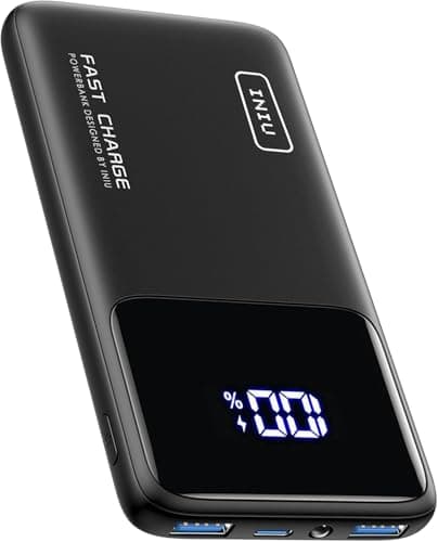 INIU Power Bank, 10000mAh 22.5W PD3.0 QC4.0 Fast Charging Portable Charger