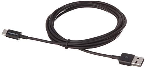 Amazon Basics USB-C to USB-A 2.0 Fast Charger Cable, 480Mbps Speed, USB-IF Certified, for Apple iPhone 16/15, iPad, Samsung Galaxy, Tablets, Laptops, 1.8 m, Black — view 4