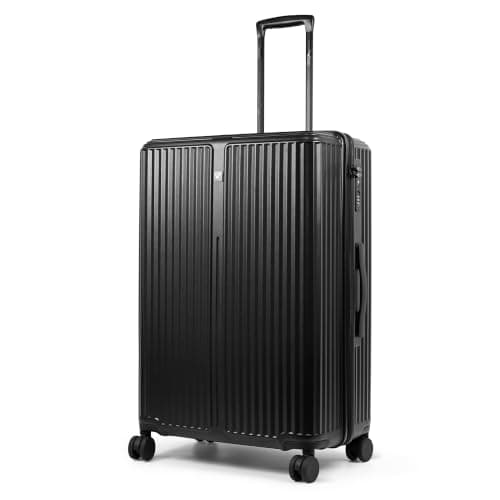LUGG AirGlide 24 Inch Lightweight Travel Suitcase - Hard Shell Polycarbonate Protection, TSA Approved Lock, Scratch & Water Resistant, Smooth 360° Spinner Wheels & Detachable Interior (66x45.5x27cm)