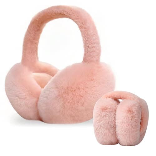 Foldable Warm Earmuffs Plush Fluffy Winter Ear muffs For Women Girls
