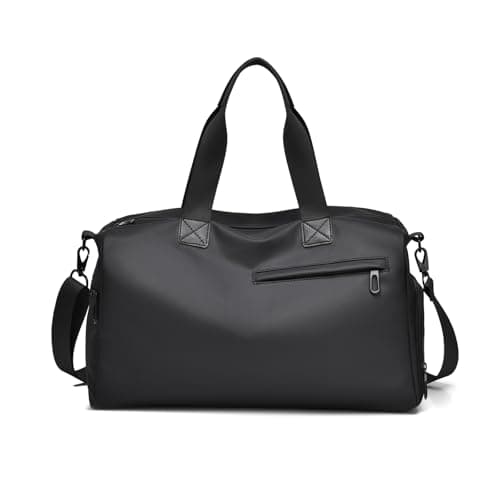 Flintronic Sports Gym Bag, Sports Duffle Bag with Shoes Compartmentand and Wet Pocket, Gym Bag for Men and Women, Waterproof Hand Luggage Bag, for Weekender Sports, Gym, Travel