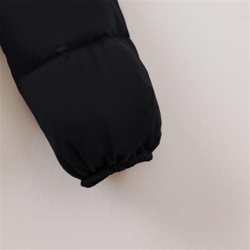 Anbiryeik Women Winter Puffer Jacket UK with Pockets Quilted Lightweight Padded Down Short Coat Warm Outwear Windproof Casual Ladies Parka Jackets for Autumn Winter Outdoor Hiking Travel Black M — view 4
