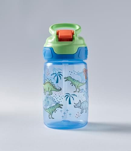 Nuby Incredible Gulp Water Bottle, 2-Pack, 360ml, 18M+, Jurassic — view 4