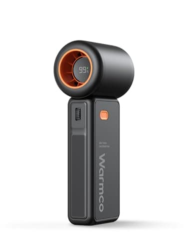 Warmco H1 Portable Handheld Fan 5000mAh with 1-100 Speeds