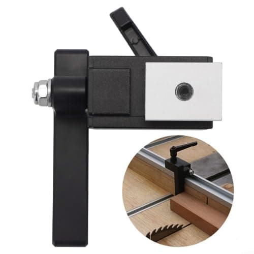 NbgrvB Bakelite Block Miter Gauge Stopper for Router Table(Quick handle) — view 4