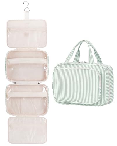 Narwey Large Hanging Travel Toiletry Bag for Women, Wash Bag for Toiletries