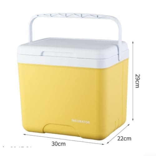 6L/15L Cooler Box Compact Insulated Ice Cooler Box, Portable Ice Cooler, PP PE Plastic, For Camping, Picnics, Festivals, Travel, Beach, BBQs & Outdoor Adventure — view 3