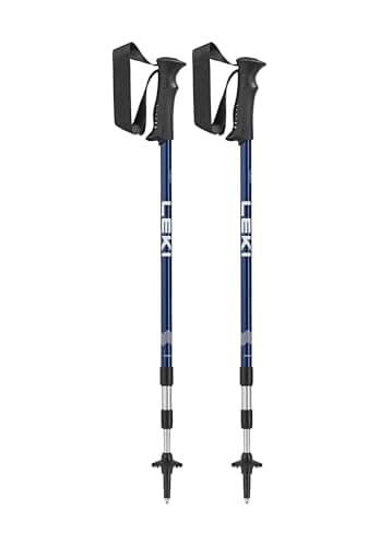 Leki Eagle Poles 110-145 cm, Unisex, Adults, Hiking, Aluminum Alloy, Blue — view 6