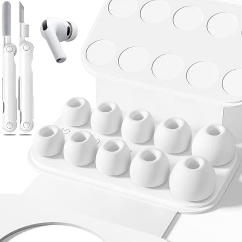 Inesore Replacement Ear Tips for AirPods Pro 3,5 Size-White