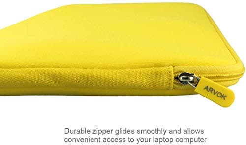 Arvok 13 13.3 14 Inch Laptop Sleeve Case for MacBook Pro/MacBook Air 13-14 inch, Water-Resistant Notebook Chromebook Computer Pouch, Carrying Bag Cover for HP/Dell/Lenovo/Asus/Acer — view 5
