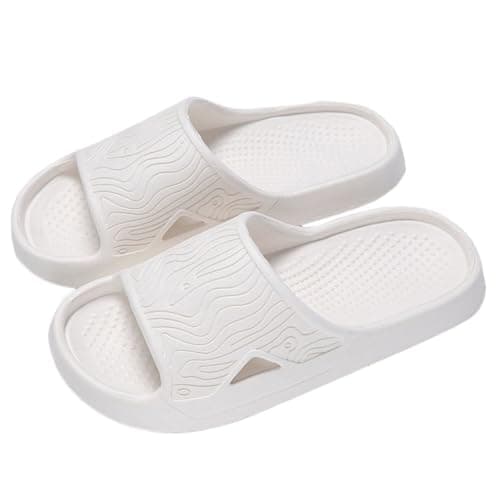 Unisex Summer Thick Soled Indoor Slippers for Home, Non-Slip Soft Sole Bathroom Slippers with Cushioned Support, Lightweight Slide Sandals for Men and Women, Easy to Clean (Purple, 5) — view 5