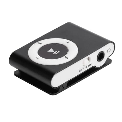 LUCKDANO budget-friendly Players Portable Portable Digital Music Media Player MP3 with Back Clip & Earphone, Lightweight Aluminum, 5-Hour Battery Life, Expandable Up to 8GB, Ideal for Sports & (Black) — view 3