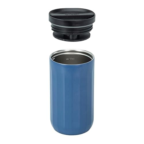 Smash Stainless Steel Twist & Lock Linear Travel Coffee Mug 350ml/ 12 fl oz Blue — view 5