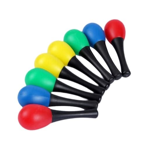 Rattle Shaker Percussion 8 Pack Maracas Lightweight Travel — view 3