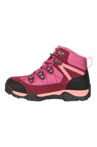Mountain Warehouse Trail Kids Waterproof Walking Boots Berry 5 — view 4