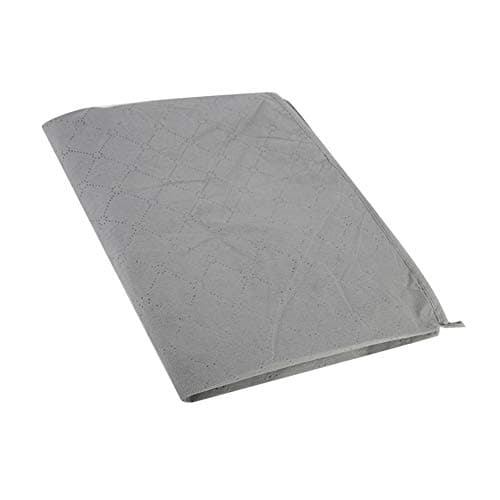 Segrehy Carbon Fibre Storage Bag Large Durable Foldable Zipper Organizer for Clothes Bedding Gray 32 x 21.6 x 3.8cm — view 5