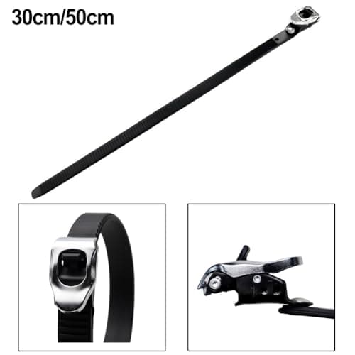 LatoYard Inline Roller Skate Strap with Buckle, Nylon and Aluminum Alloy Ski Boot Binder Skates and Skis, Adjustable Quick Release Tie Training and Travel, 50 cm — view 4