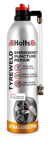 Holts Tyreweld Emergency Puncture Repair Tyre Sealant Kit for SUVs, 4x4s, LCVs & Vans, 600 ml