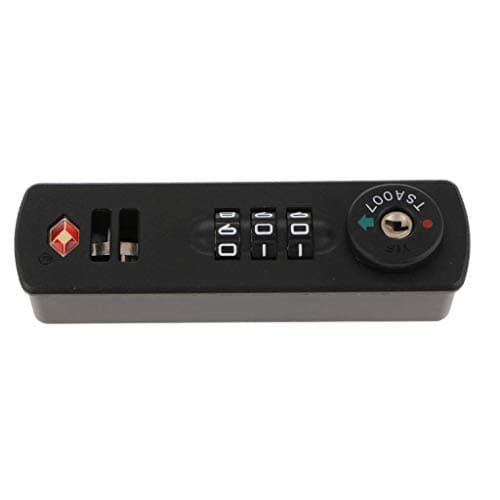 1PC Combination Lock,TSA007 Luggage Travel Lock & 3 Digit(Set Many Different Combinations) for Bag Case, Cloth/PC Box, Suitcase - Black — view 4