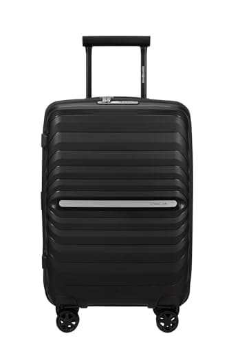 Samsonite Neo Flux - Spinner S Slim, Expandable Hand Luggage, 55 cm, 39/45 L, Black (Black) — view 3