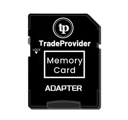 TradeProvider TF Memory Card to SD Card Adapter – High-Speed UHS-I Storage Converter, Compatible with SDHC SDXC, Full-Size SD Slot for Security Camera, Laptop, Drone, Dash Cam, Durable & Universal Fit