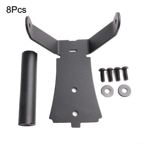 Motorcycle GPS Mount Bracket Navigation Holder For Honda For Forza 350 2020-2021 | Aluminum Alloy Dashboard Install Under Windshield | Black — view 5