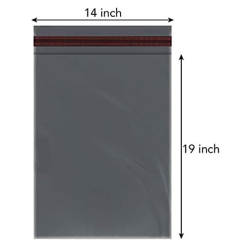 Mailing Bags, iSOUL 50 Pcs Shipping Poly Postal Self Seal Bags in Size 14” x 19” Inch Size Small Mailing Bags Postage Packaging Bags 356mm to 483mm — view 2