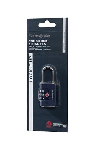 Samsonite TA Revolution - TSA Combination Lock with 3-Digit Code, Secure Luggage Lock for suitcases & Bags, Suitcase Lock, Blue (Midnight Blue) — view 3