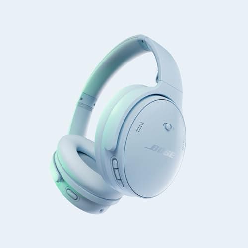 Bose QuietComfort Wireless Noise Cancelling Headphones, Bluetooth Over Ear Headphones with Up To 24 Hours of Battery Life, Ice Blue - Limited Edition — view 2
