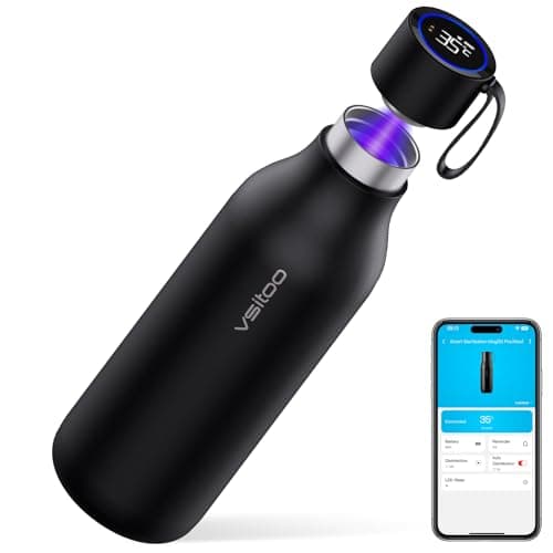 VSITOO S1 Max 33oz Insulated Stainless Steel Self-Cleaning Water Bottle