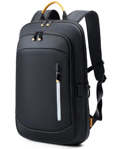 Lekespring Laptop Backpack for Men, 15.6 Inch Slim Business Travel Rucksack