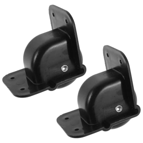 Luggage Replacement Wheels Pair with Quiet Ball Bearings and Locking