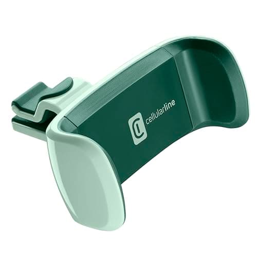 cellularline Car Holder - Universal | Colourful Smartphone Holder for the Car - 360° Rotating Ball Joint - Green