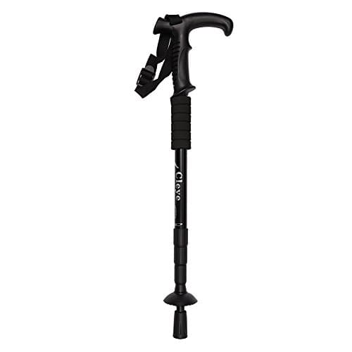 Trekking Pole Telescopic Anti-shock Hiking Pole Lightweight Aluminum Alloy Walking Pole-Stick for Walking Snow Mountain Climbing Outdoor Climbing Backpacking — view 4