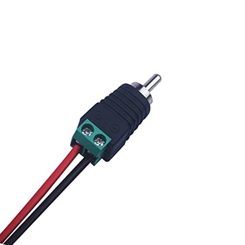 Iskueal Xwell RCA Male Screw Terminal Connector, Solderless for AV — view 2
